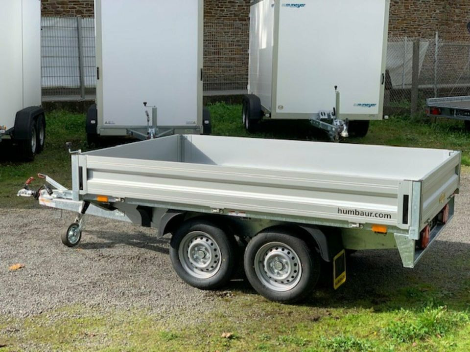 Dropside/ Flatbed trailer Humbaur Hochlader Anhänger HT 202616 - 18mm starker Bodenplatte!: picture 3