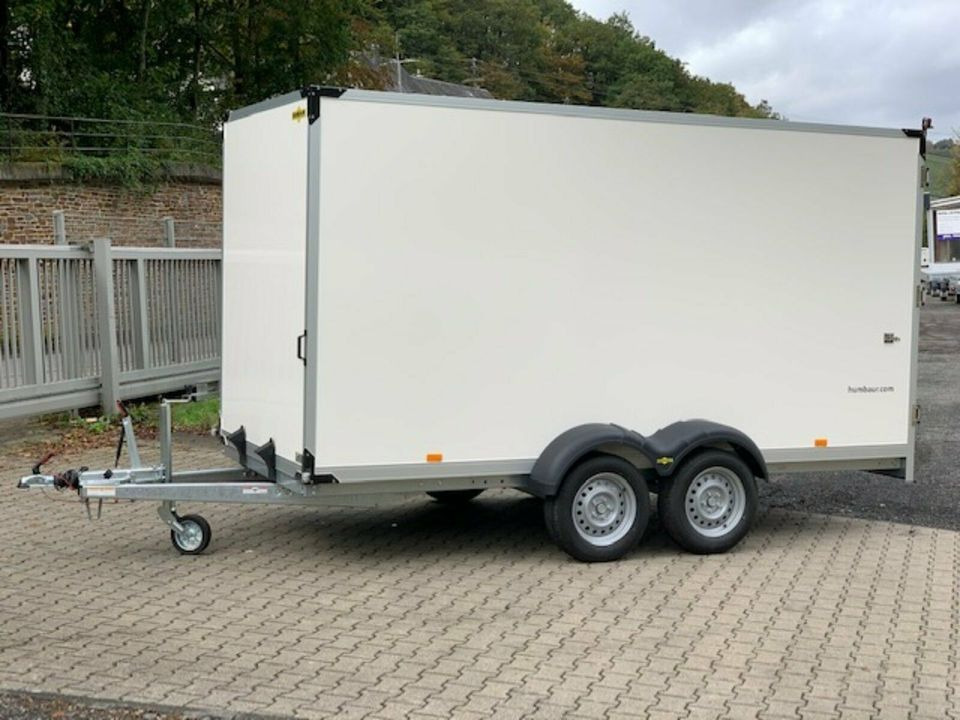 Humbaur Kofferanhänger HK 254018-20P - Plywood 4 Meter Koffer - Closed box trailer: picture 1