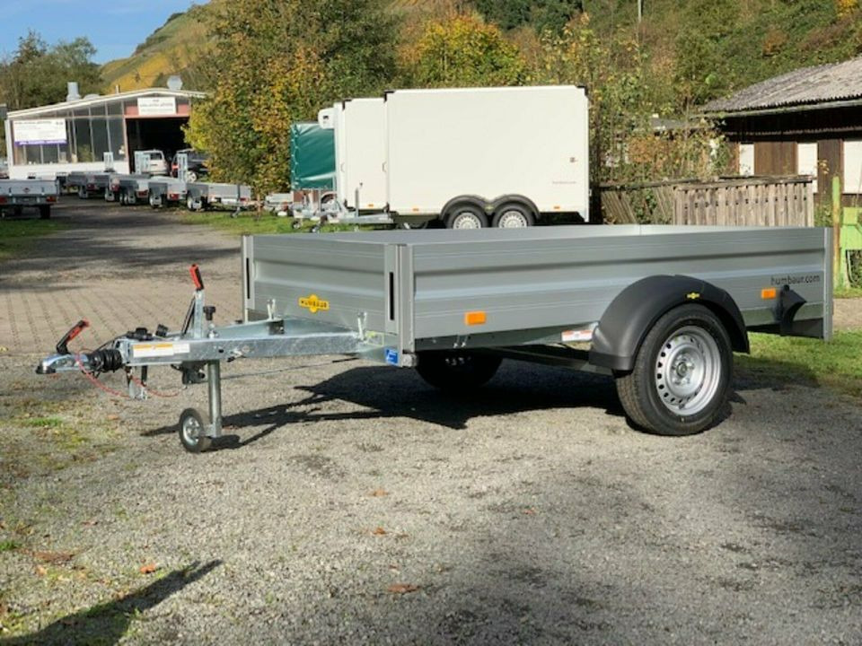 Humbaur PKW Anhänger HA 132513 - mit Vorderwand klappbar! - Car trailer: picture 5