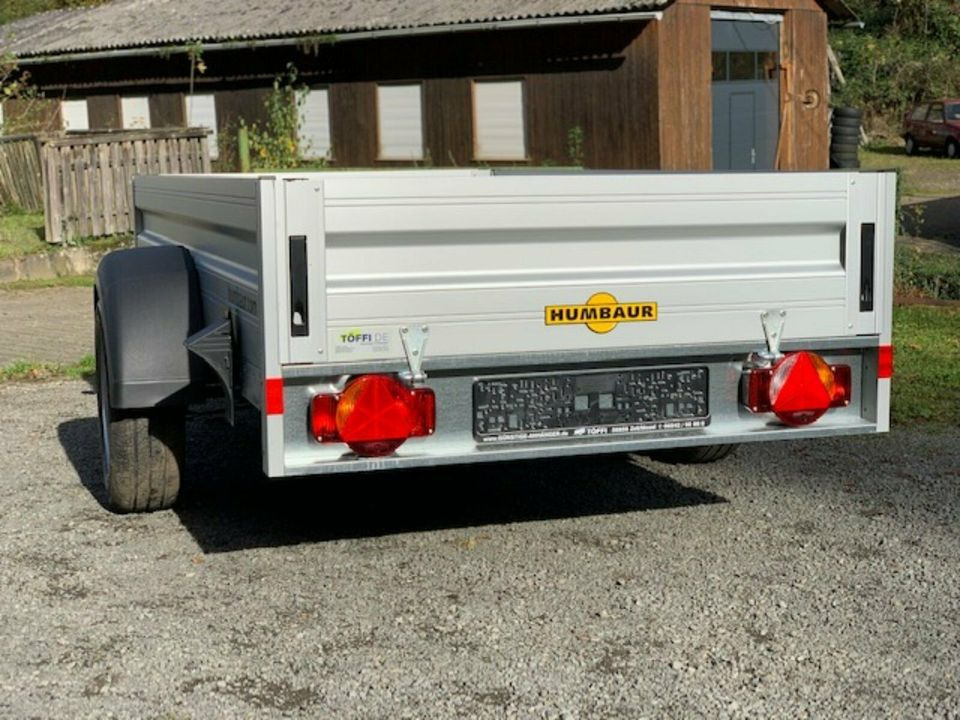 Humbaur PKW Anhänger HA 132513 - mit Vorderwand klappbar! - Car trailer: picture 3
