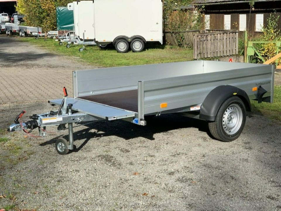 Humbaur PKW Anhänger HA 132513 - mit Vorderwand klappbar! - Car trailer: picture 2