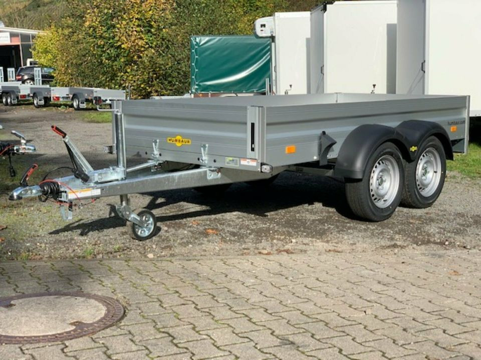 Dropside/ Flatbed trailer Humbaur PKW Anhänger HA 203015 - Vorderwand klappbar: picture 10