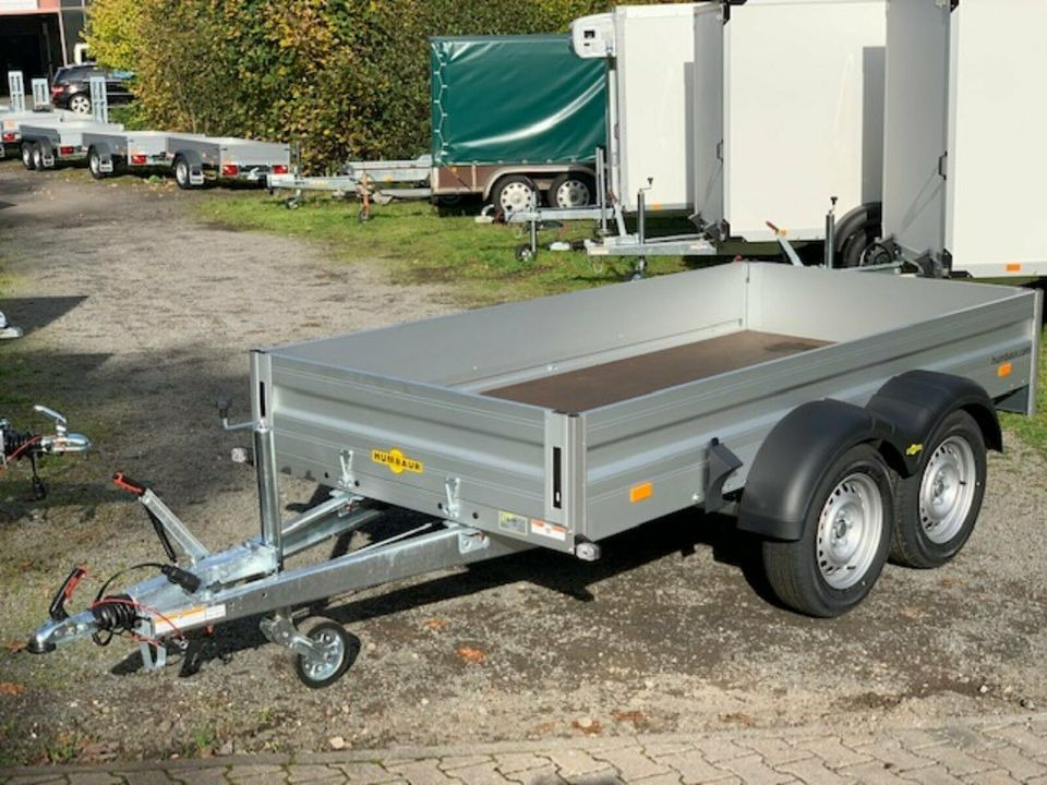 Dropside/ Flatbed trailer Humbaur PKW Anhänger HA 203015 - Vorderwand klappbar: picture 6