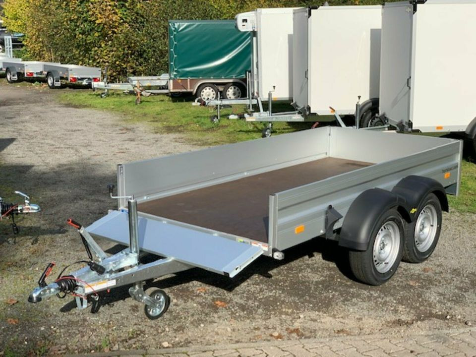 Humbaur PKW Anhänger mit 2.500kg HA 253015 - Vorderwand klappbar - Dropside/ Flatbed trailer: picture 2