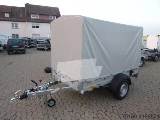 Humbaur Startrailer H132513 Alu mit Hochplane 150 cm, 251x131x30cm - Car trailer: picture 1