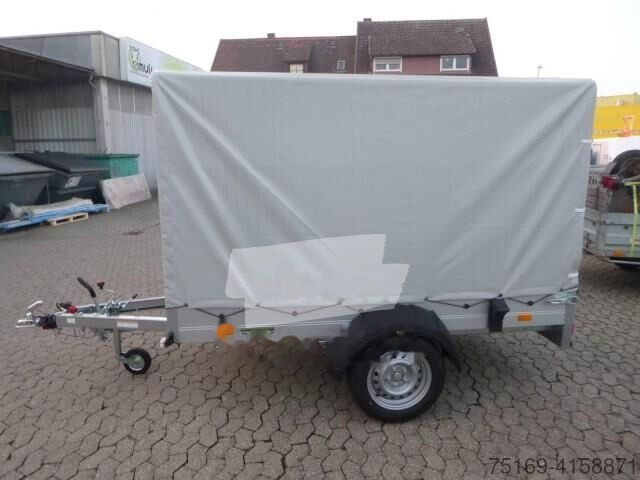 Humbaur Startrailer H132513 Alu mit Hochplane 150 cm, 251x131x30cm - Car trailer: picture 3