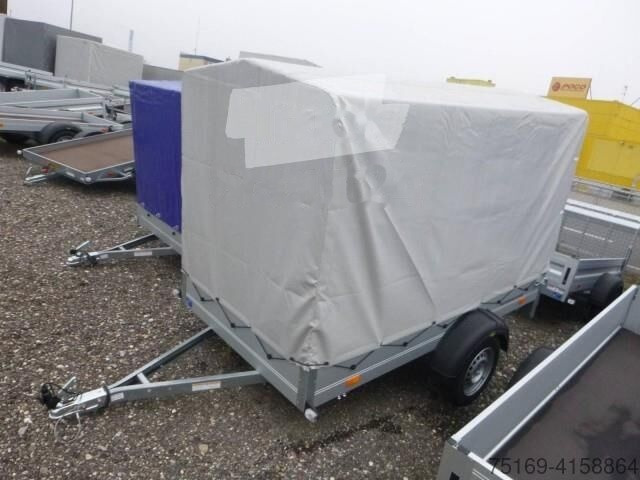 Humbaur Startrailer H 752513 Alu mit Hochplane 150 cm, 251x131x30cm - Car trailer: picture 1