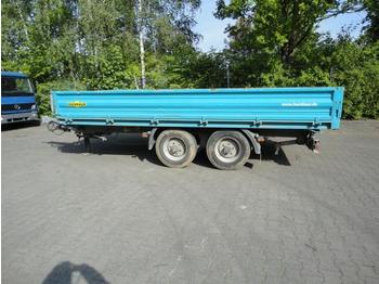 Low loader trailer for transportation of heavy machinery Humbaur Tandem 3  Seiten  Kipper  Tieflader: picture 1