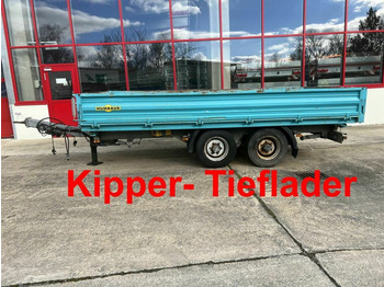 Humbaur  Tandem 3- Seiten- Kipper- Tieflader  - Low loader trailer: picture 1