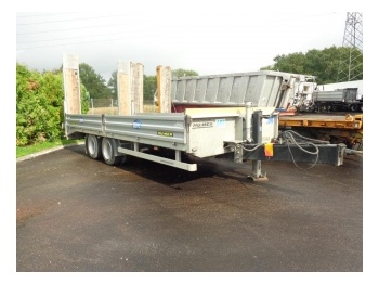 Low loader trailer for transportation of heavy machinery Humer TTH 14To Tandemtieflader: picture 1