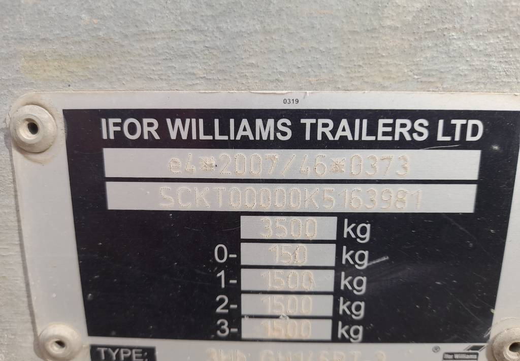 Ifor Williams 3HB GH146BT-3  - Low loader trailer: picture 2