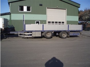 Dropside/ Flatbed trailer Istrail 2 akslet planhenger: picture 1