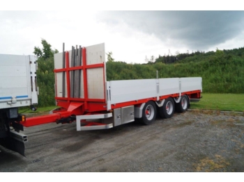 Dropside/ Flatbed trailer Istrail 3-akslet plankjerre: picture 1