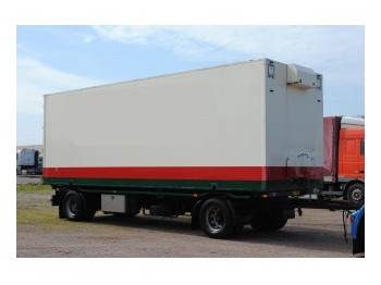 Container transporter/ Swap body trailer Jumbo 2 AXLE TRAILER WITH CLOSED BOX: picture 1