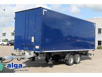 Closed box trailer Junge, Tandem, Durchlade, 10to. GG, Luftfederung: picture 1