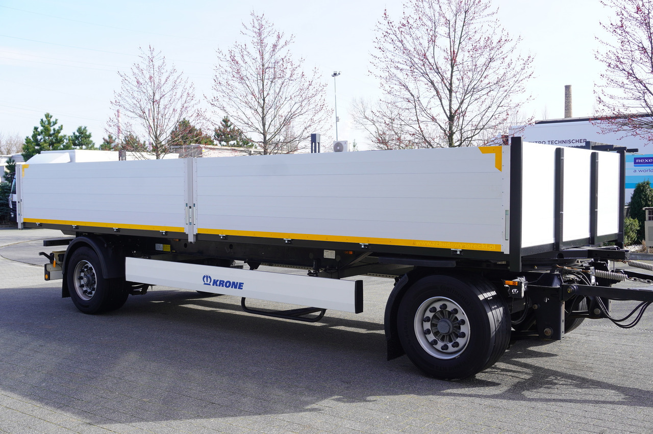 KRONE Construction trailer / Flatbed 18 pallets / NEW year 2024 - Dropside/ Flatbed trailer: picture 2