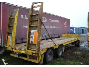 Low loader trailer for transportation of heavy machinery Kaiser Porte-Engin 3 essieux: picture 1