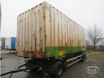 Container transporter/ Swap body trailer Kel-Berg G 2-axlar Växelflaksläp (container): picture 1