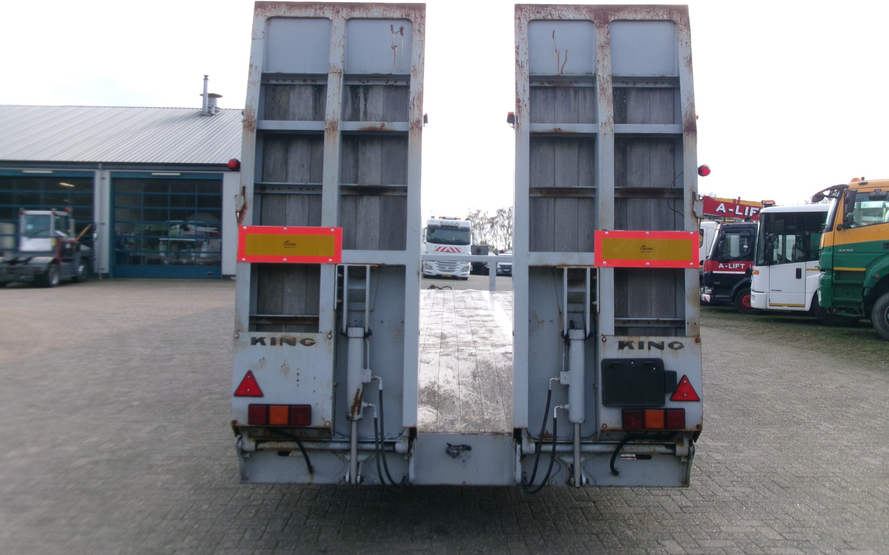 King 2-axle platform drawbar trailer 14t + ramps - Plant trailer: picture 5