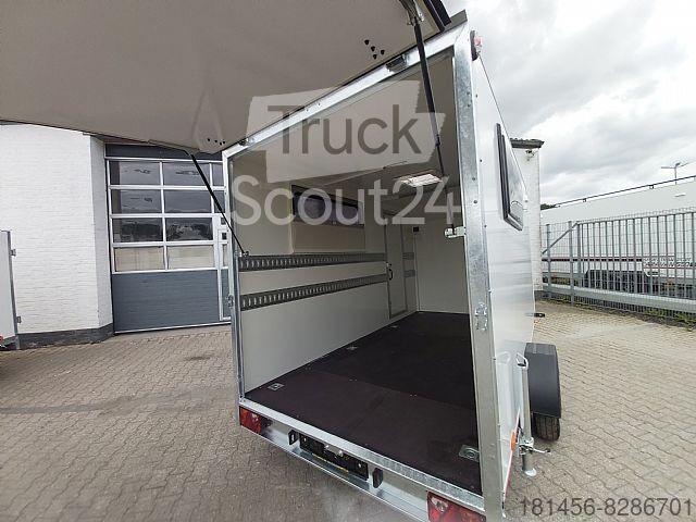 Koffer mit Heckklappe Seitenfenster Tür 360x180cm - Closed box trailer: picture 3