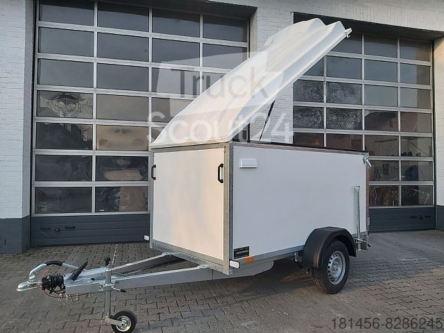 Kofferanhänger mit Deckel 100kmH 202cm hoch - Closed box trailer: picture 1
