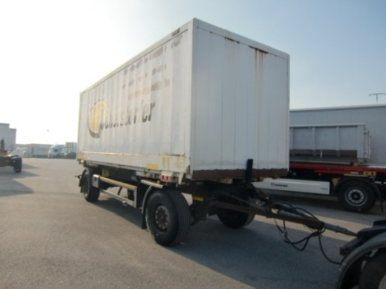 Kögel AW 18 Lafette mit Aufbau - Container transporter/ Swap body trailer: picture 1