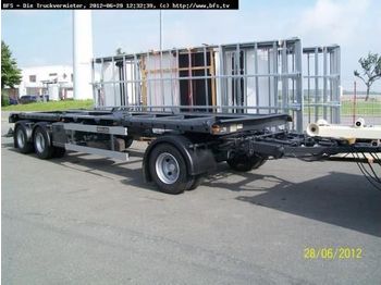 Container transporter/ Swap body trailer Kombi Abroll/Absetzer A 24 ZB 5,1 HKM  Absetzanh: picture 1