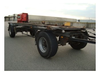 Container transporter/ Swap body trailer Krone AZW 18- E: picture 1