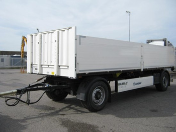 Krone Baustoffanhänger BPW Achsen 7,30m - Dropside/ Flatbed trailer: picture 1