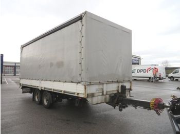 Dropside/ Flatbed trailer Krukenmeier 10,5 T  Tandem, ,,Edscha,, BPW-Luft: picture 1