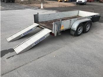 Low loader trailer for transportation of heavy machinery / - Krukenmeier Tandemanhänger 3,5 t. mit Rampen: picture 1