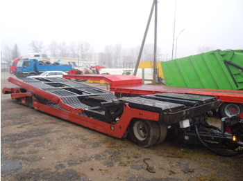 Low loader trailer for transportation of heavy machinery LOHR eurolohr: picture 1