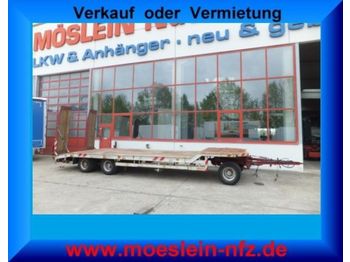Low loader trailer for transportation of heavy machinery Langendorf 3 Achs Tieflader Anhänger: picture 1