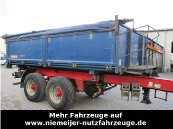 Tipper trailer Langendorf Tandem Kipper, 11cbm, Alu Aufbau, BPW, Alu Felge: picture 1