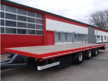 Low loader trailer for transportation of heavy machinery LeciTrailer 3-Achser Tieflader Plattform Luftfederung: picture 1