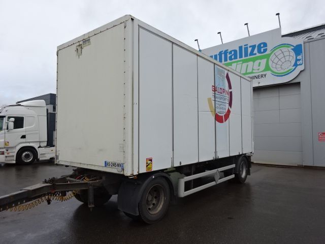 Lecitrailer 2 axles - door sides - Closed box trailer: picture 1