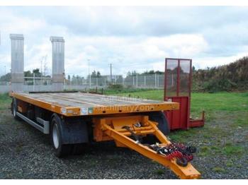Dropside/ Flatbed trailer Lecitrailer PORTE CHAR 18T: picture 1