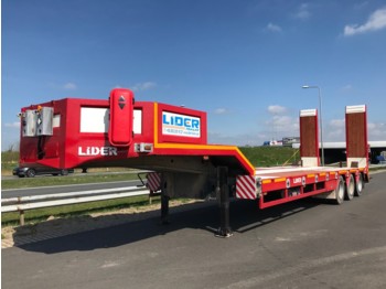 Low loader trailer Lider LD07 60 Ton Tri/A Semi Lowboy: picture 1