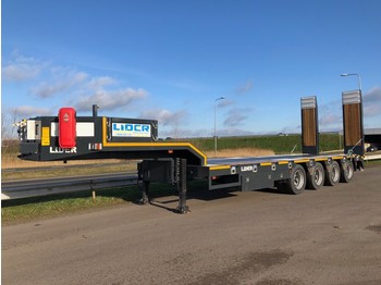 New Low loader trailer Lider LD07 80 Ton 4-axle lowbed 300: picture 1