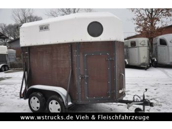 Blomert 2 Pferde Holz Polydach  - livestock trailer
