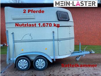 Böckmann Master Duo 2 Pferde/Sattelkammer NL1,67t 100km/h  - Livestock trailer