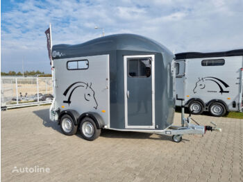 Cheval liberte Gold 3 for two horses with tack room 2000 GVW trailer - Livestock trailer