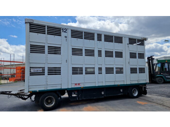  Fiege / Kaba  3 Stock, Hubdach, Zustand gut - livestock trailer