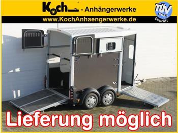 Ifor Williams HB506 mit Frontausstieg Klappenkombi, Anthrazit - Livestock trailer