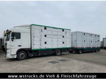 Menke 2 Stock Ausahrbares Dach Vollalu  - Livestock trailer