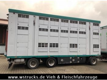 Menke 3 Stock Ausahrbares Dach Vollalu Typ 2  - livestock trailer