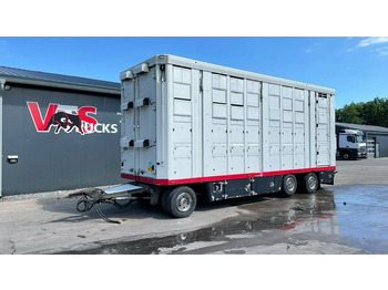 Menke-Janzen 3.Stock m. Hubdach, Tränke, Aggegat  - Livestock trailer