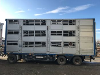 Pezzaioli Pezzaiolli 3 Stock ausfahrbares Dach  - Livestock trailer
