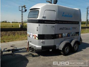  Westfalia Twin Axle 2 Horse Trailer, Ramp, 2000kg Weight Capacity  (German Reg. Doc´s Available) - Livestock trailer