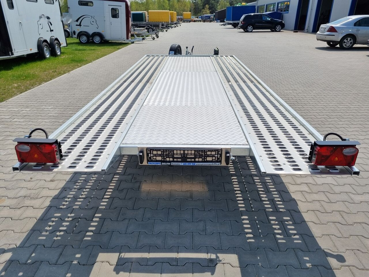Lorries PLI-35 5021 car trailer 3.5t GVW tilting platform 500 x 210 cm - Autotransporter trailer: picture 2